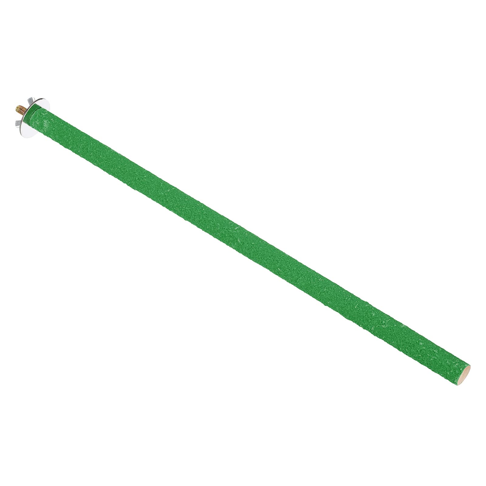 PATIKIL 0.6x13.8 Inch Bird Cage Perch, Parrot Stand Paw Grinding Stick Bird for Parakeet Cockatiel Cage Accessory Green