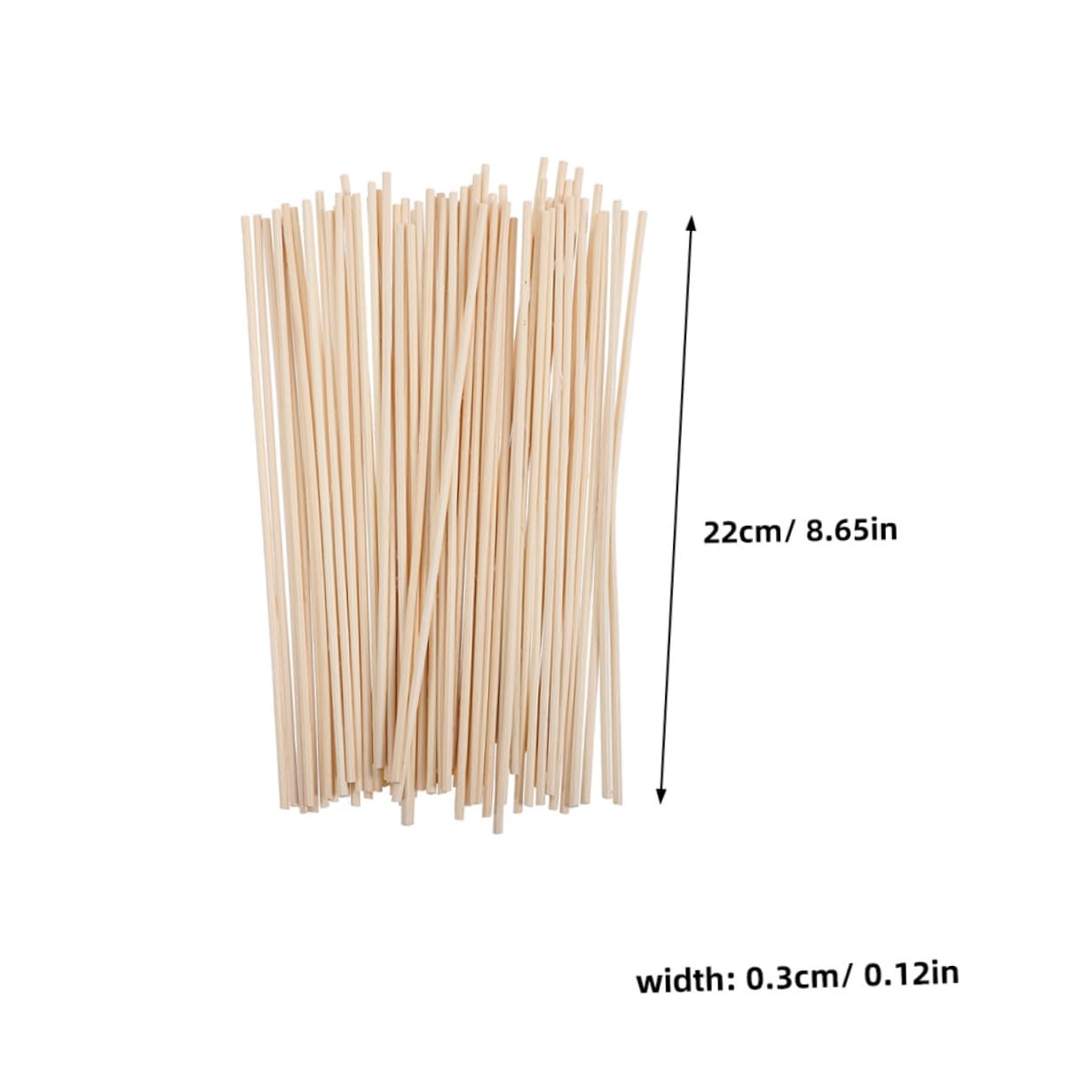 RORPOIR 200pcs Rattan Fragrance Diffuser Sticks Sticks for Room Bedroom Bathroom Spa Yoga and Meditation Plant Material Replaceable Accessories