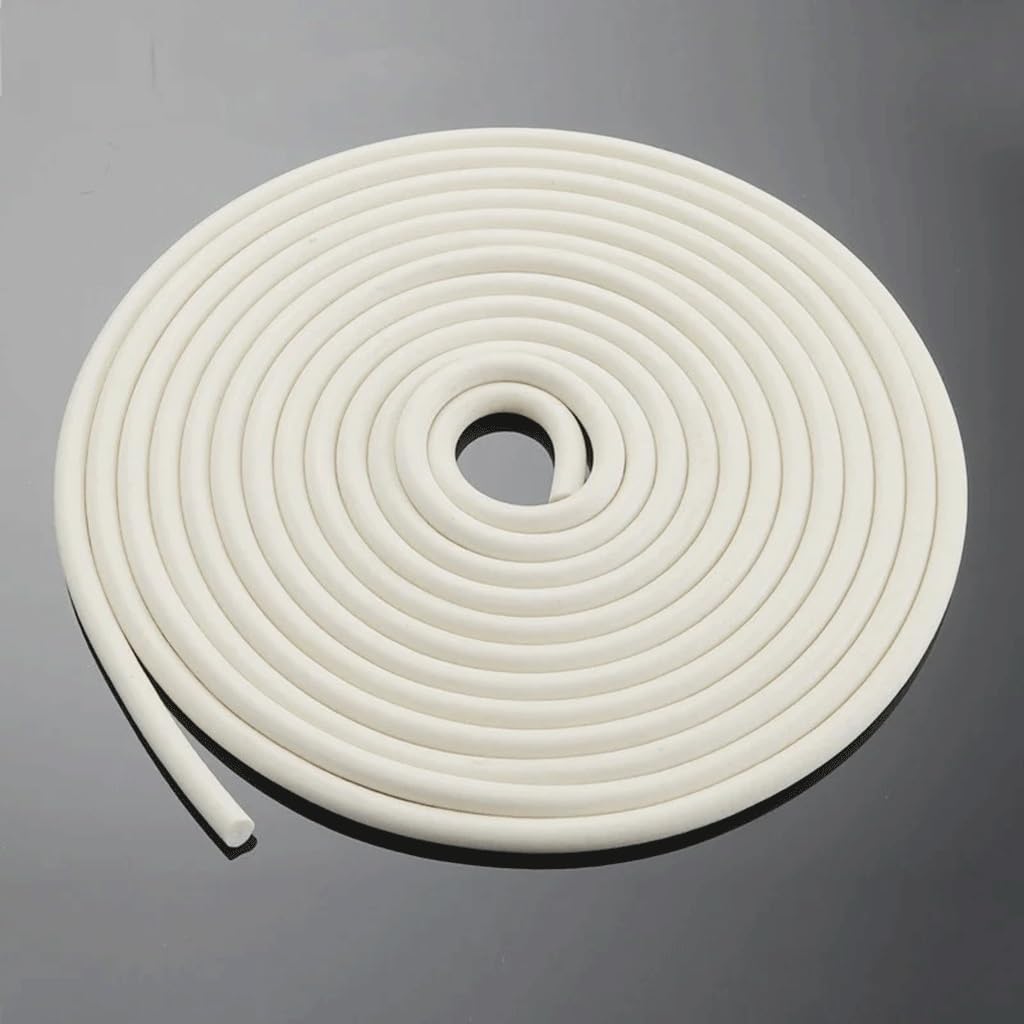 Tira de sellado de espuma de silicona, Tira del sello de la esponja caucho espuma silicón aislamiento alrededor 1-7m m for las mejoras for el hogar(5mm)