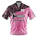 Logo Infusion Dye-Sublimated Bowling Jersey (Sash Collar) - I AM Bowling Fun Design 2036-HM - Hammer - Breast Cancer (3X-Large) Multicolored