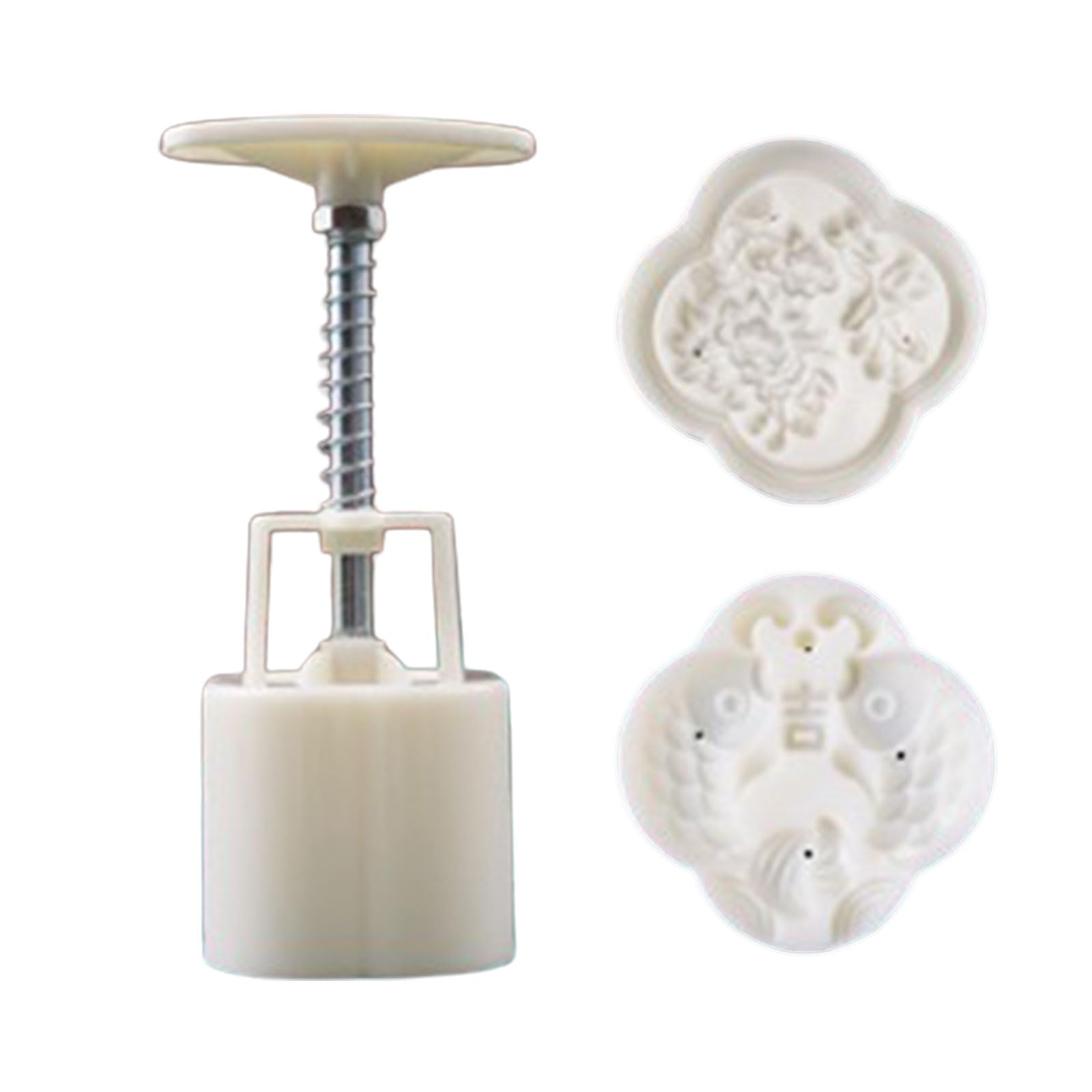 Yhplxyuus 50g Fish Shape Mung Bean Cake Molds Tools Hand Pressure Baking Accessories Mung Bean Cake