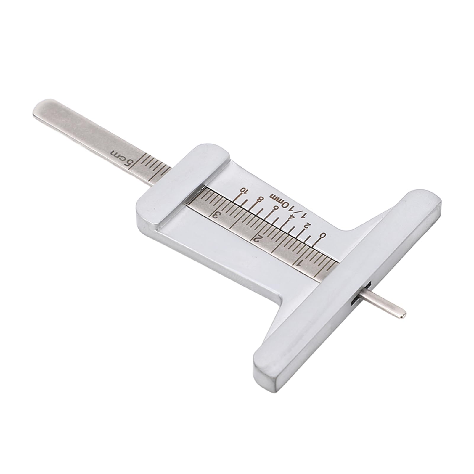 ANKROYU Depth Gauge, Stainless Steel Depth Caliper, Tire Thread Depth Caliper, Portable Tire Thread Depth Gauge, Depth Meter for Car Motorcycle
