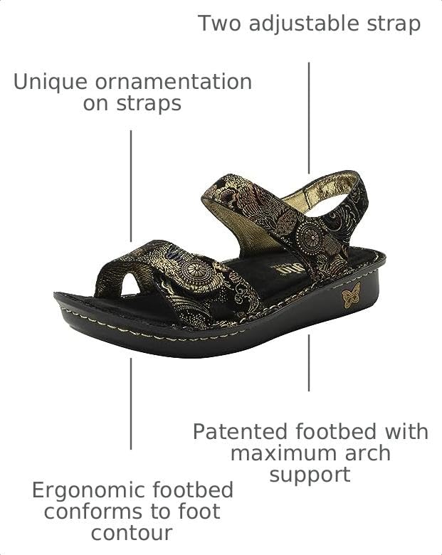 Image of Alegria Womens Vienna Leather Sandal | Walking Sandals