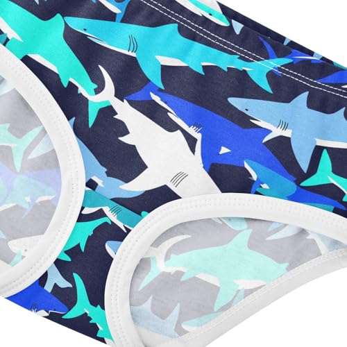 Sharks Blue Toddler Girls's Underwear 2T 202c1839o4