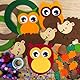 Filz Herbst Basteln mit Kindern, 9 Stück Bastelset Herbst Kinder Set, Herbstdeko Girlande Owl Lgel Kinder Bastelset, Kreativsets Herbst Basteln ab 3 4 5 6 Jahre für Jungen Mädchen