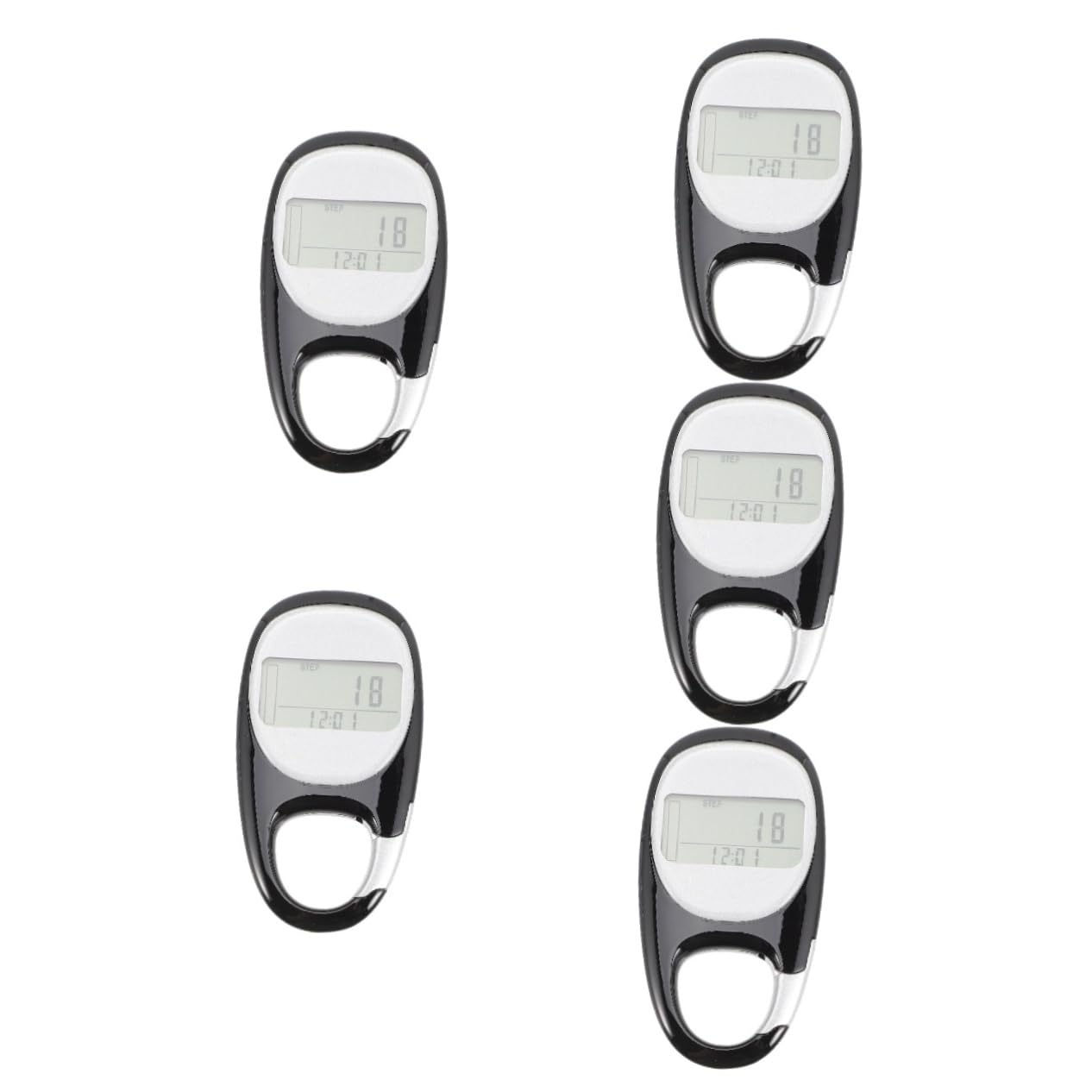 BESPORTBLE Lot De 5 Podomètres d'escalade Multifonctions Compteur De Portable pour Le Fitness Quotidien
