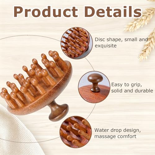 Image of Hair Massager Head Massager, Scalp Massage Tool with 28 Teeth, Stress Relief and Hair Care for Daily Use, Portable Design for Home and Travel