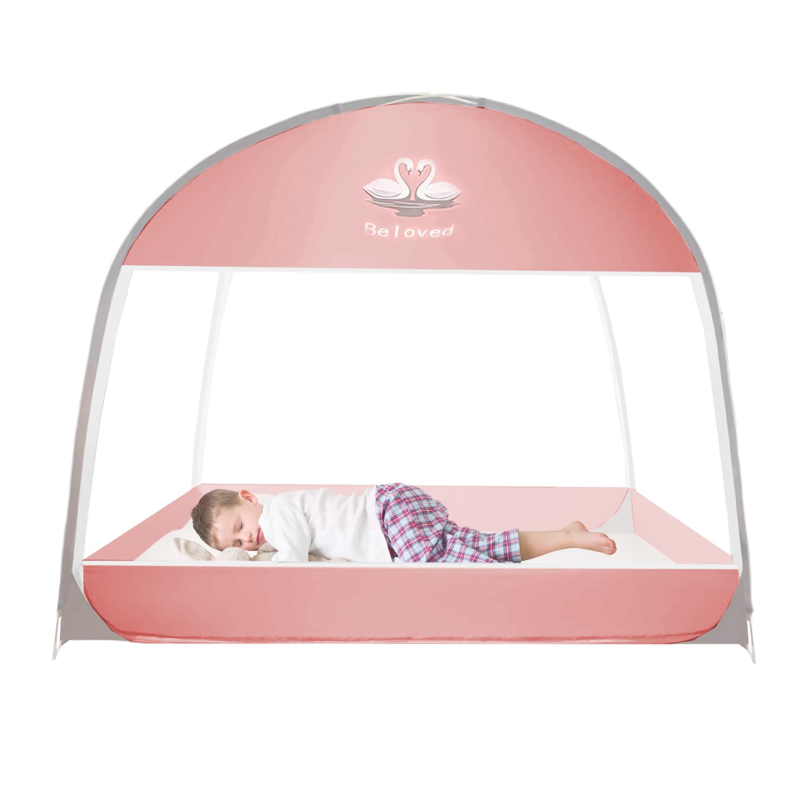 Bettmückenschutznetz großer Faltbarer und tragbarer Insektenschutz | Bett-Baldachin aus Netzmaterial Geeignet für Schlafzimmer, Kinderzimmer, Camping sowie für Jugendliche und