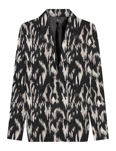 Onlnova Life Vis L/S PIMO Blazer AOP, Black/AOP:590 Rough Animal, S