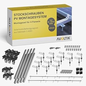 Avoltik PV Montagesystem für 4 Paneele