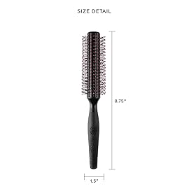 Cricket Static Free RPM 12 Row Round Hair Brush - Curling, Blow Drying, Detangling and Styling Wet or Dry, Suitable for All Hair Types