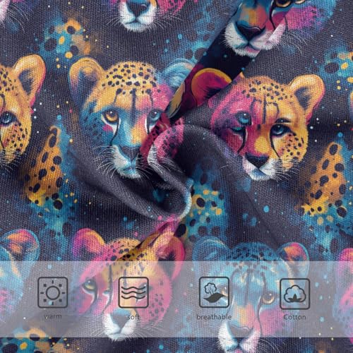 Girls Underwear Soft Cotton Cheetah Animal Kids Panties in Sizes 2/3t, 4t, 5t, 6 and 83