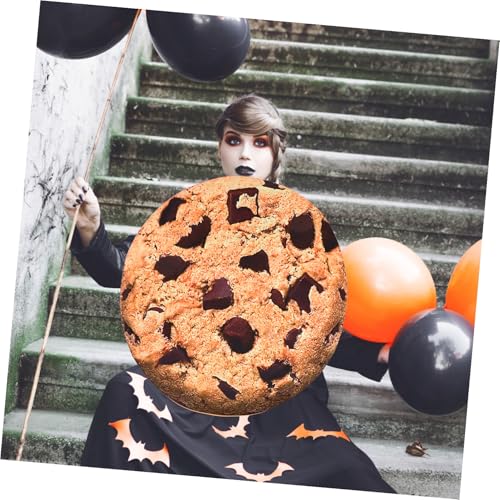 Costume de biscuit confortable au design simulé de cookie