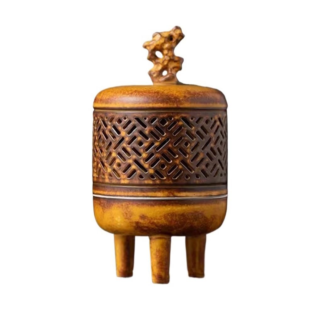Incense Holder Base Home Antique Zen Ceramic Incense Burner Indoor Agarwood Sandalwood Tray Aromatherapy