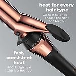 Conair Infinitipro Rose Gold Titanium Curling Iron, 1 1/4-Inch