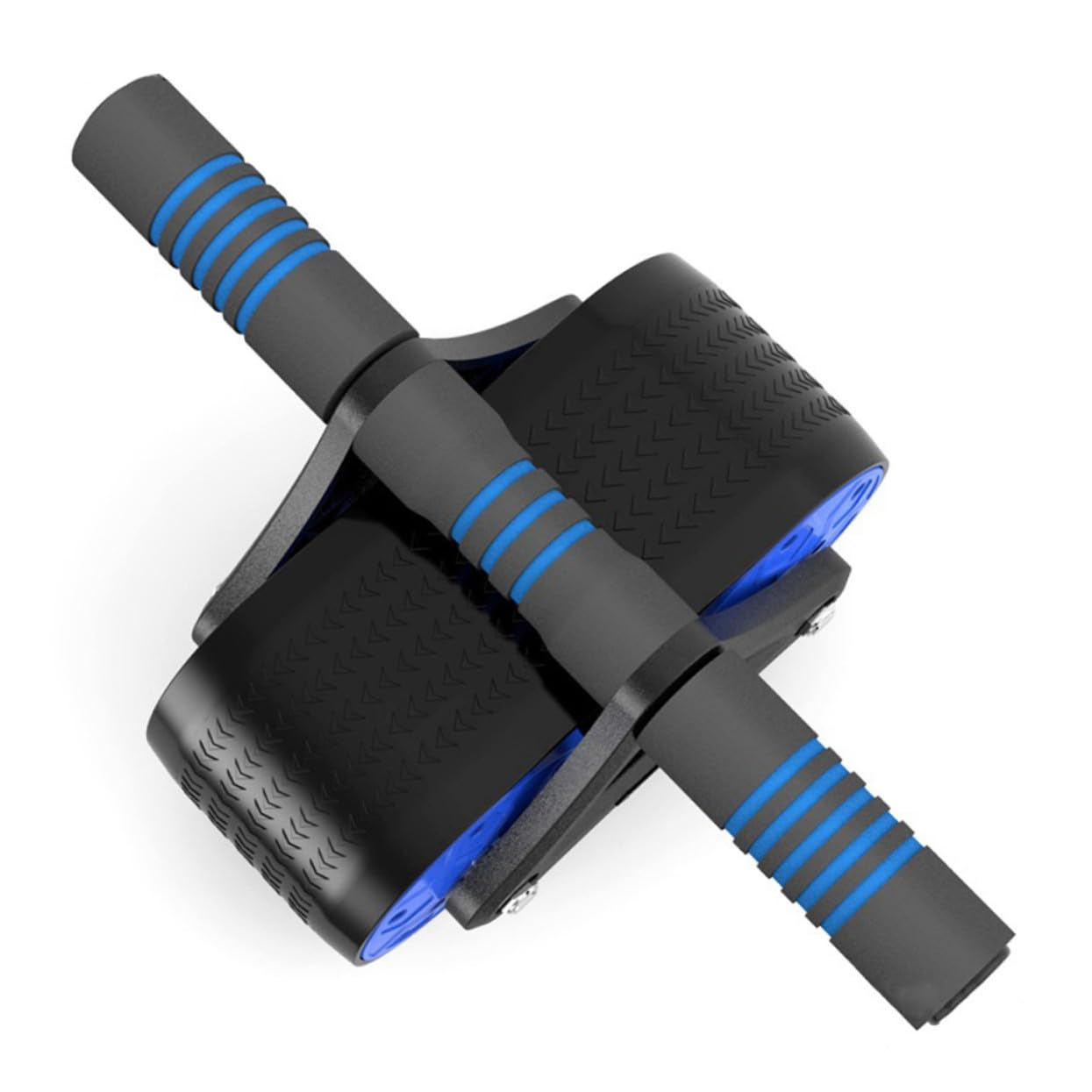 Ruota Addominali Fitness Professionale Sky- Roller per Esercizi Addominali con Manico in Abs e Gomma Ruota Doppia Rinforzata Serbatoio per Allenamento Core Silenzioso Uomo Donna
