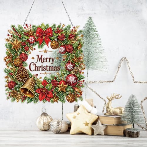 Kit peinture diamant de Noël Lebartm double face étincelant pour adultes - 6