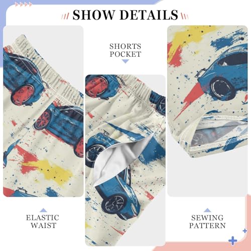 Pajama Bottoms, Pajamas Pant Sportscars Lounge Wear Casual Blue Grunge Sleep Long Pants Soft Pjs Sleepwear4