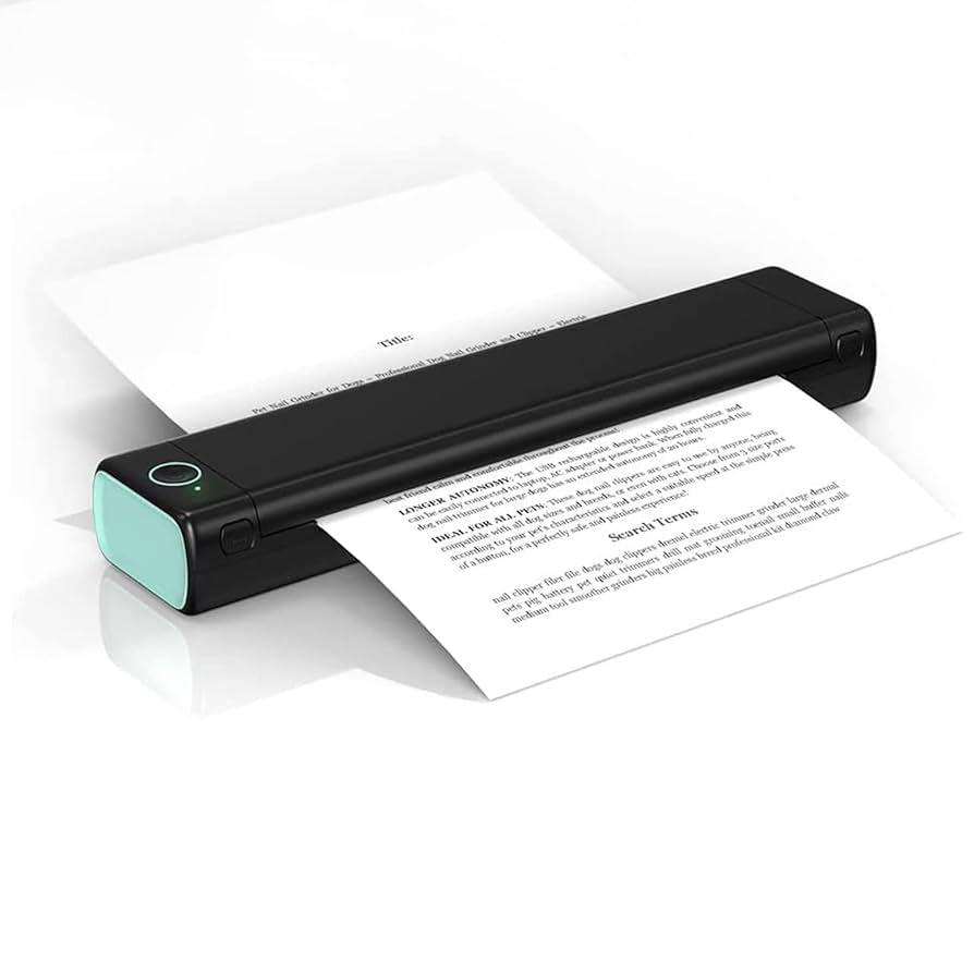 A4 モバイルプリンター 熱転写 ポータブルプリンター Bluetooth 小型 Amazon | A4熱転写プリンター、ポータブルサーマルプリンター