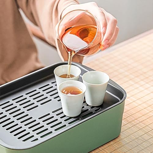 Bandeja de goteo portátil para evitar manchas al preparar té 7