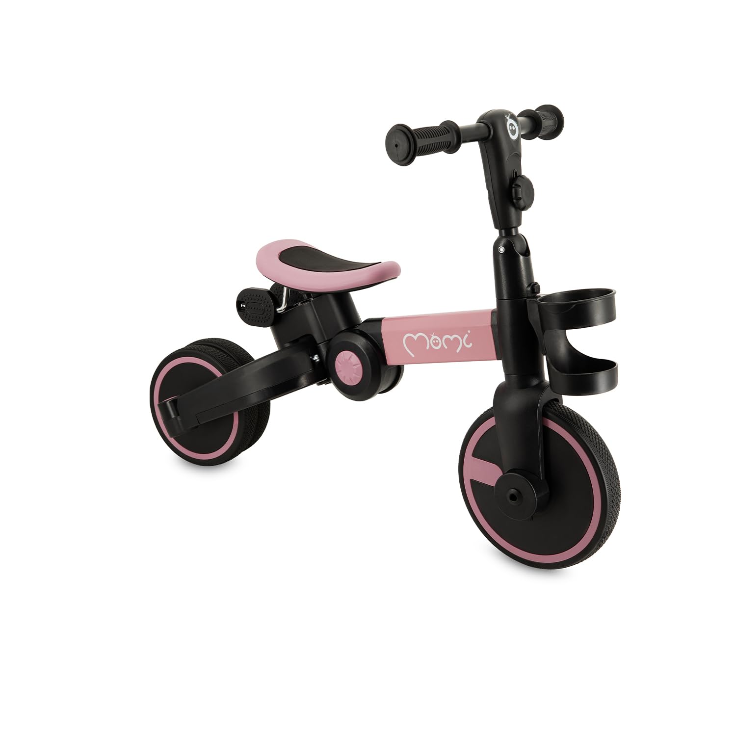 MoMi FILO 3in1 Triciclo Evolutivo per bambini 1-3 anni - Bici Senza Pedali Pieghevole, sella regolabili, pedali rimovibili - Tricicli con portabicchiere e ruote in EVA