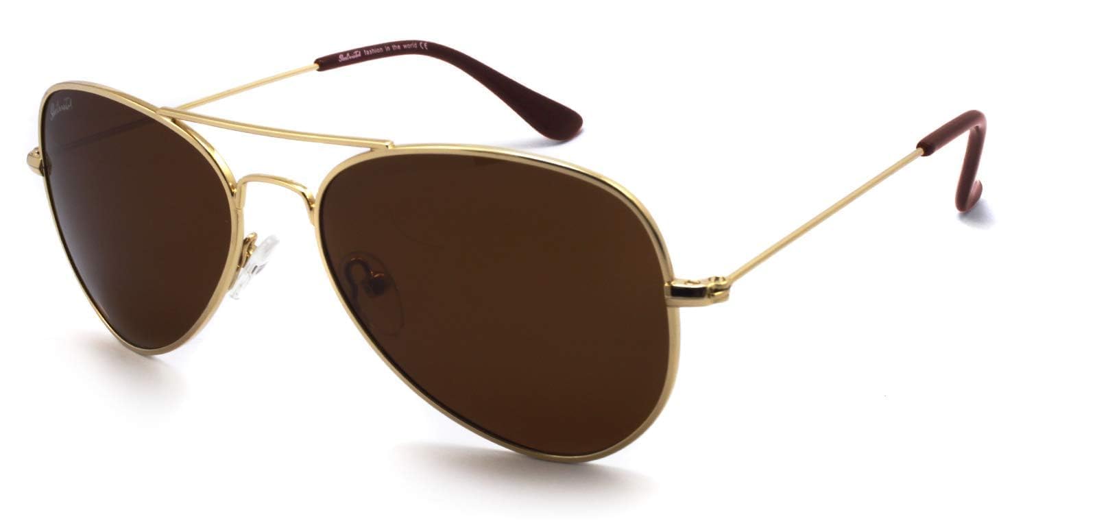Gafas de sol metal clásicas Cara pequeña Hombres Mujeres Gafas de sol Polarizadas UV400 protección Adolescente gafas de sol retro vintage