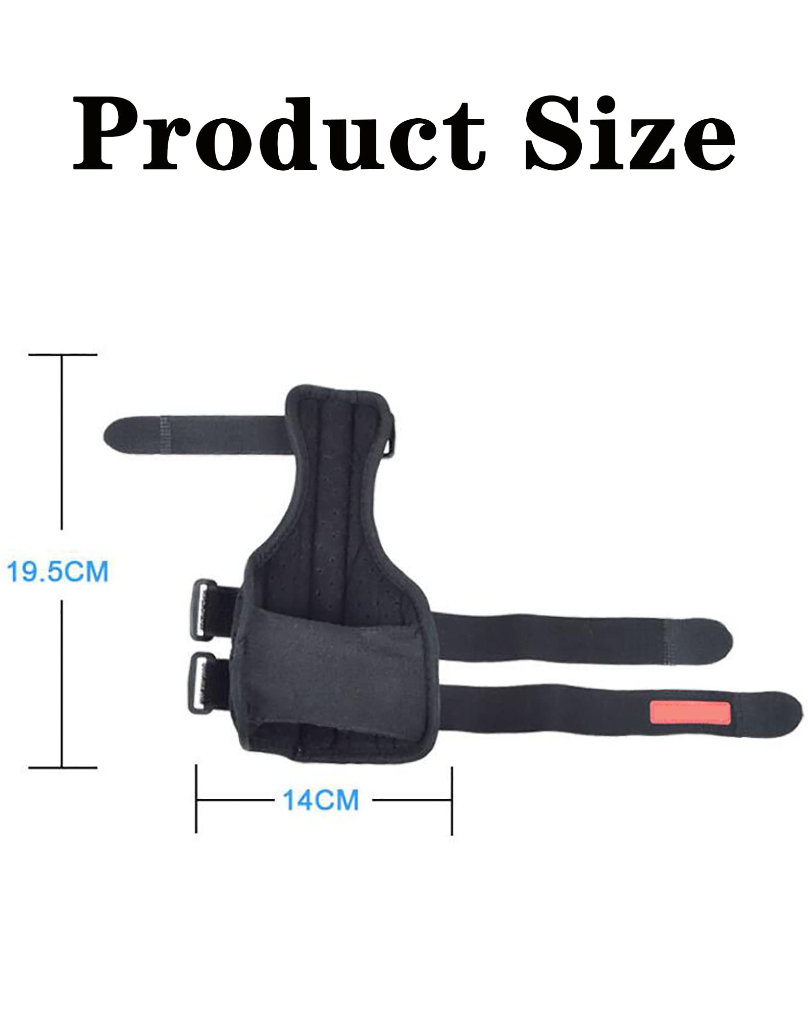 Supporto per stecca per mano regolabile, lega di alluminio, immobilizzazione notturna, tutore per dito, polso, stabilizzatore per pollice, per artrite