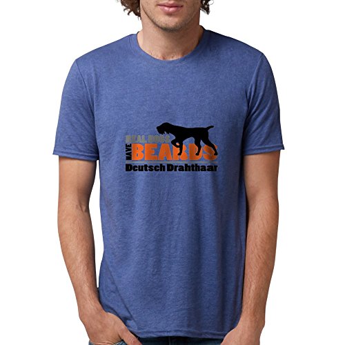 CafePress - Real Dogs Have Beards - DD T-Shirt - Mens Tri-blend T-Shirt