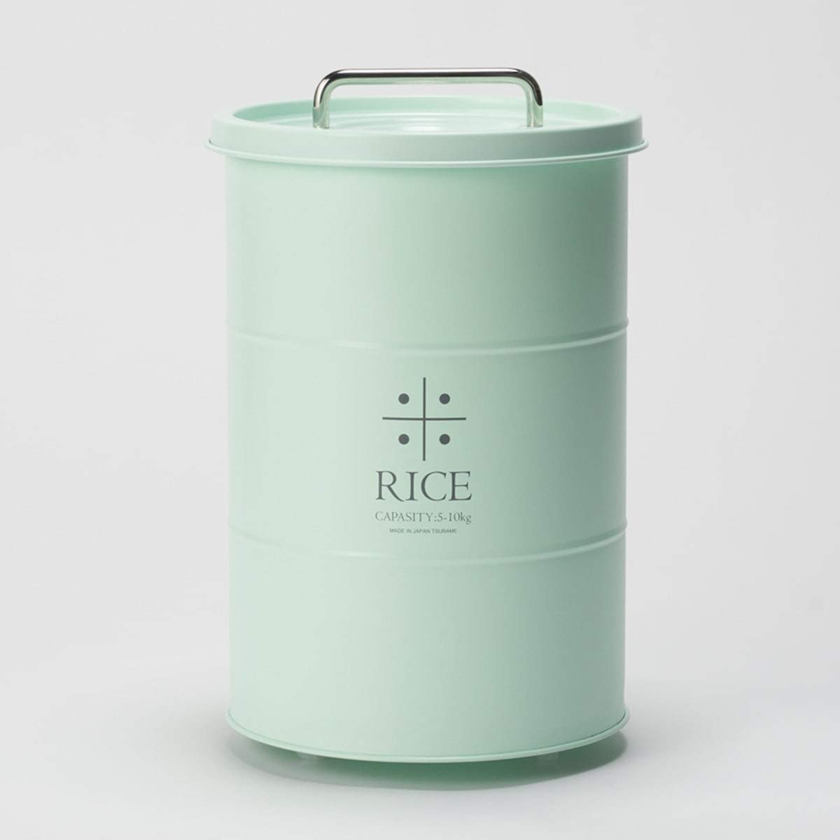 Amazon｜【日本製】 米びつ ワクイ (ペールグリーン) 直径