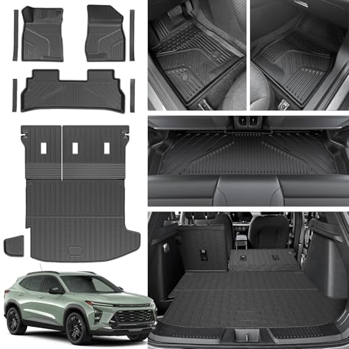 Floor Mats for 2024 2025 2026 Chevy Trax, All Weather Cargo Liner with Backrest Mat for Chevrolet...
