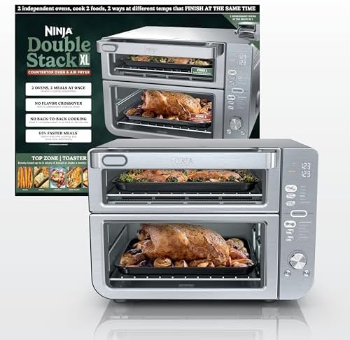 Ninja Air Fryer Toaster Oven Combo | Double Stack XL | 12-in-1 | ...