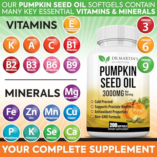 Dr. Martin's Nutrition Pumpkin Seed Oil Capsules