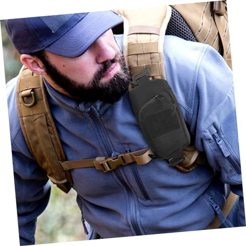Bolsa de herramientas portátil para correa de mochila con cremallera 2