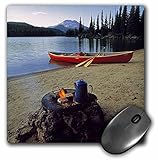 3dRose LLC 8 x 8 x 0.25 Inches Oregon, Sparks Lake, Camping Near Bend RIC Ergenbright, Mouse Pad (Mp_94002_1)