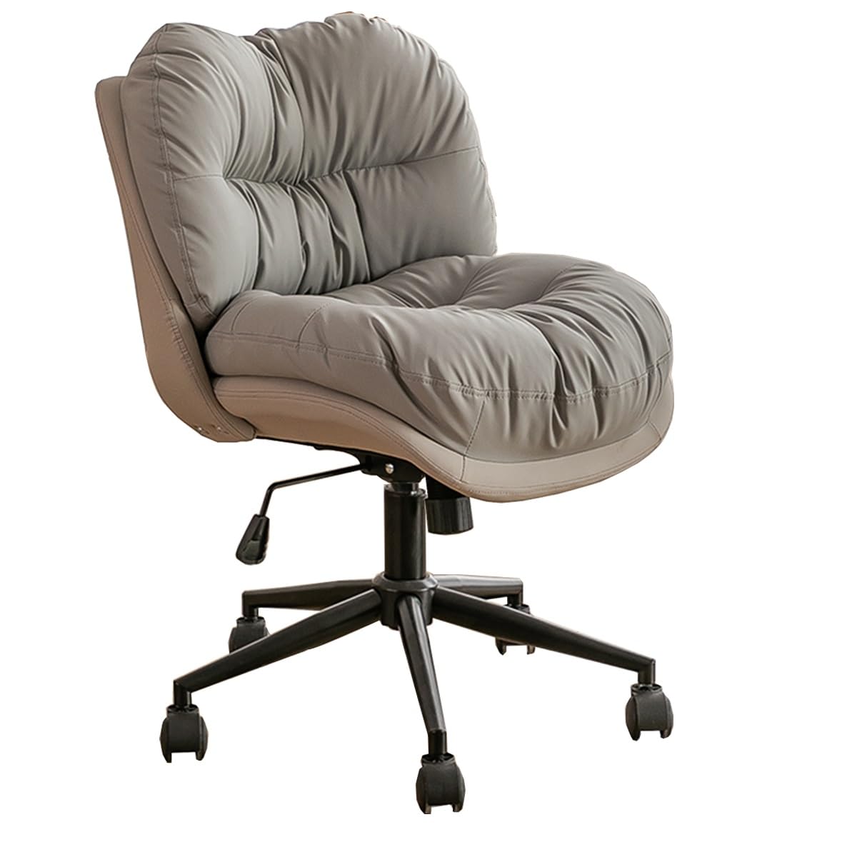 Chaise de bureau ergonomique sans accoudoirs pour soulager le dos chez soi
