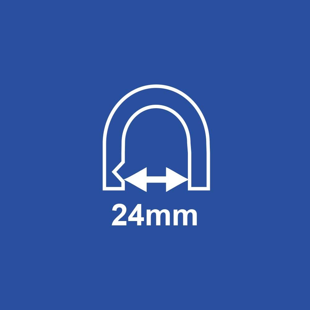Faithfull QC0150 Hardened Steel Shackle/Laminated Steel Padlock - 50mm + 3 Keys