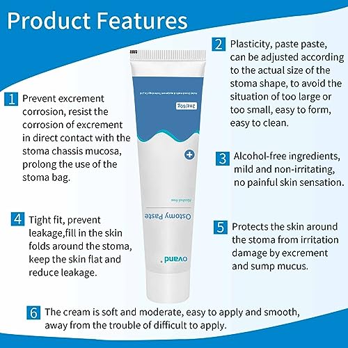 stoma skin barrier ostomy paste - protective ostomy skin barrier supplies - stoma adhesive skin protectant paste - ostomy skin barrier paste 2 oz
