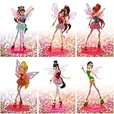 HOHER DETAILGRAD DER FIGUREN: Du wirst die Lieblingsfeen direkt erkennen, bei diesen handelt es sich um Tecna, Flora, Lyla, Musa, Bloom und Stella. Jede der 3D Figuren hat eine einzigartige Position, mit denen die Kinder super spielen können. Die Feen sind ungefähr 10 cm. groß