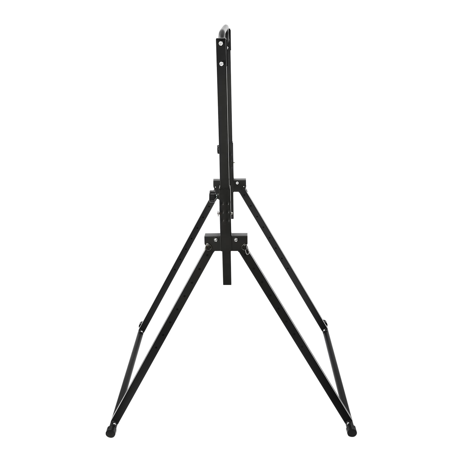 Power Tower, sbarra per trazioni autoportante, 1,33 x 1,16 m, angolo 1,75-2,3 m, regolabile in altezza, attrezzo per allenamento fitness per soggiorno e camera da letto, palestra, portata 200 kg, nero