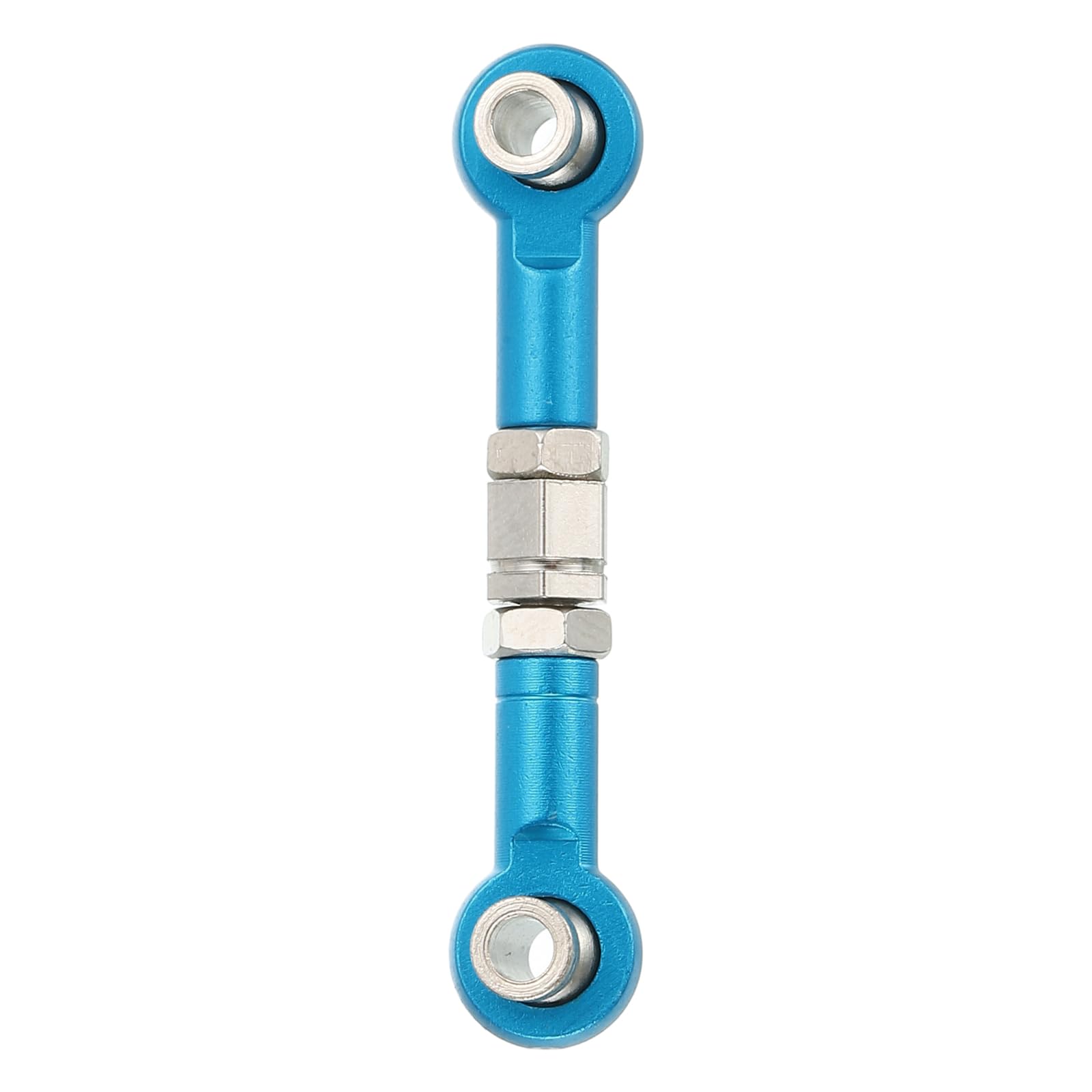sourcing map 1 Pcs Steering Servo Turnbuckle Rod RC Aluminum Alloy Linkages for HSP 1/10 94123 On-Road RC Car (Blue, 38mm)