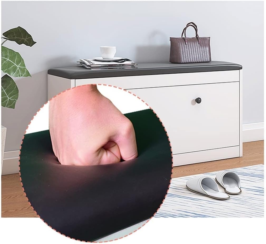 Shoe Rack for Entryway Freestanding Shoe Rack Sofa Stool Changing Shoe Rack Large Capacity Shoe Storage Rack for Hallway Bedroom Shoe Organizer