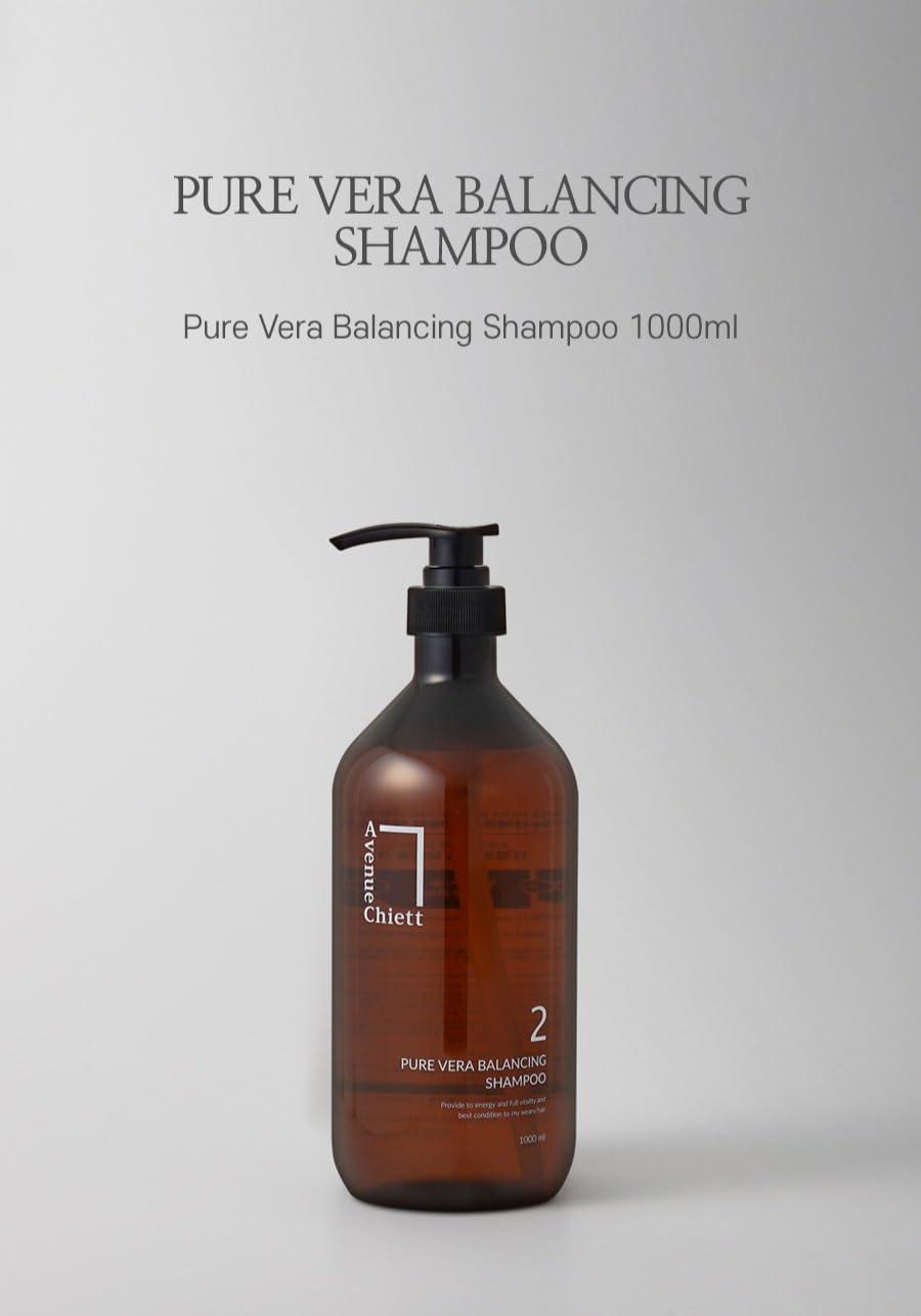 Avenue Chiett Pure Vera Balancing Shampoo Nourishes Hair and Scalp 1000 ml/ 33.814 fl oz