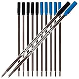 Jaymo Replacement for Cross 8513/8511 - Measures 4.563 in / 116 mm Long - Ballpoint Pen Refill - 6 B