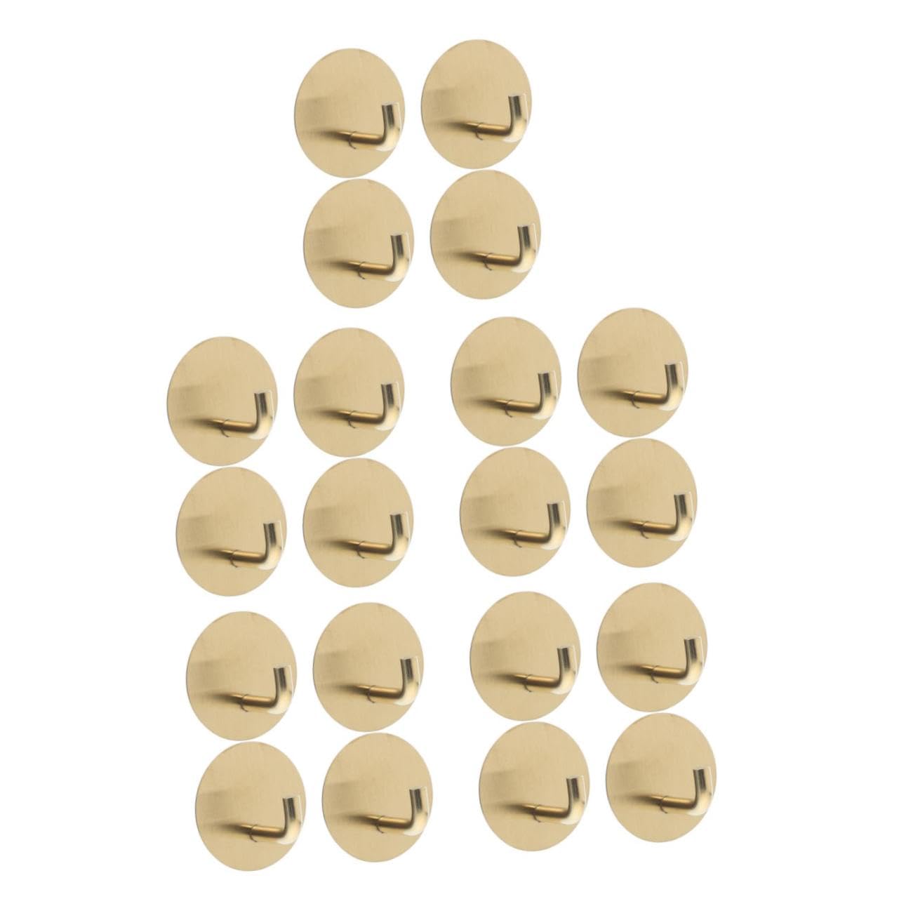 5 Sätze Haken Aus Edelstahl Haken Für Küchentücher Handtuchhaken Für Die Wand Handtuchhalter Für Badezimmer Selbstklebender Haken Türhaken Golden Rostfreier Stahl 4 Stück * 5