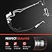 A-Premium Power Steering Pressure & Return Hoses Line Assembly Compatible with Nissan Frontier 2001-2004, Xterra 2001-2004, 3.3L, Pump to Rack/Gear to Reservoir/Cooler