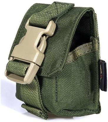 Single M67 RGD5 Tactical MOLLE Pouch - Black, Coyote Brown, Khaki, OD, Ranger Green