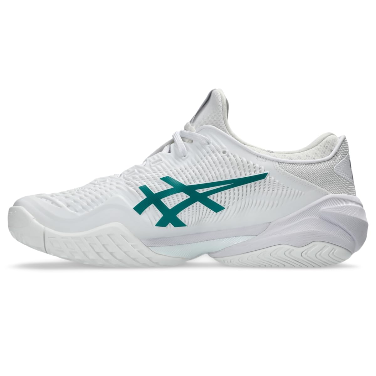 ASICS Men's Court FF 3 Novak White/Pitch Green 14 Medium : Amazon