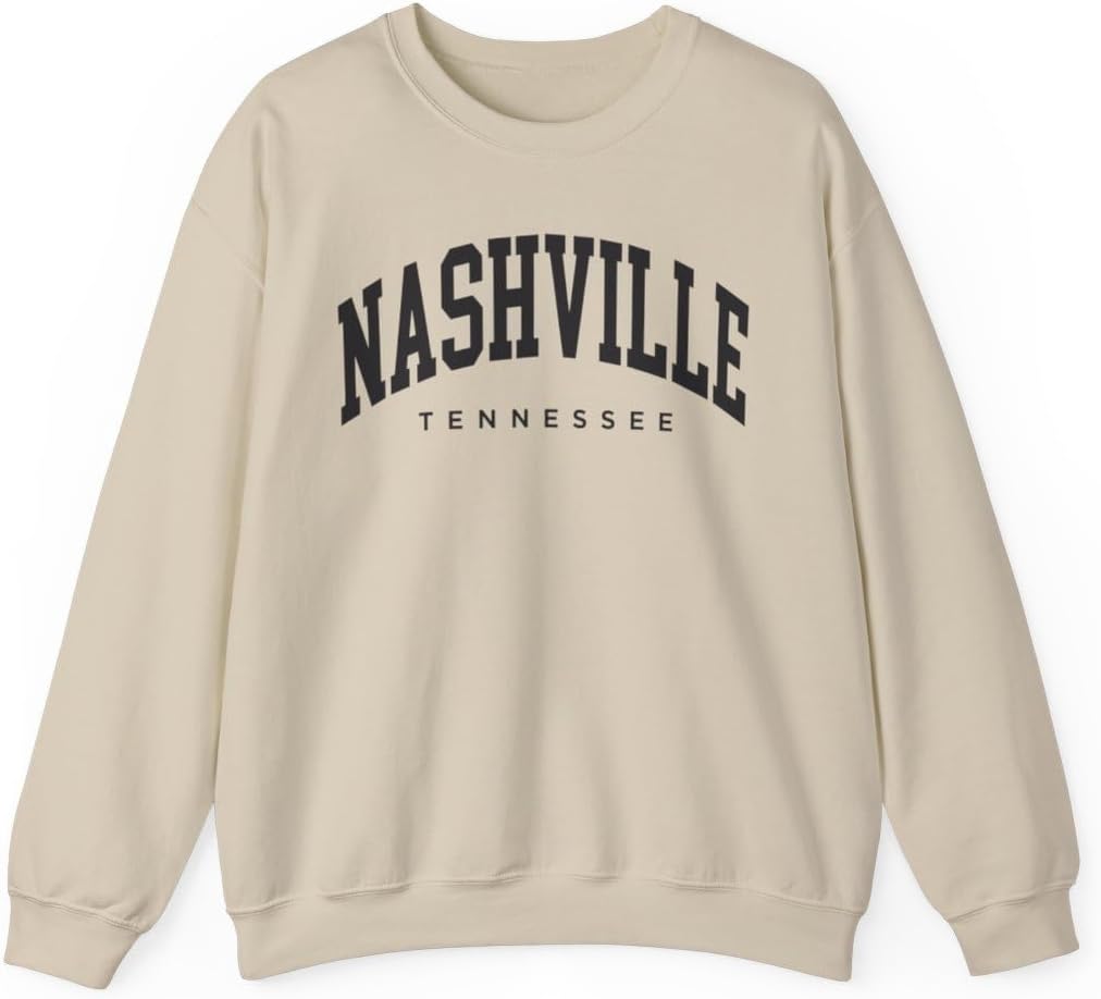 Nashville Tennessee Adult Unisex Crewneck Sweatshirt