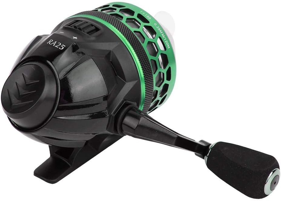 Alomejor spincast Reel,4.1:1 Speed Ratio for Retrieval,Closed face Fishing Reel,ABS and Metal Construction for Durability and Lightweight,for Beginners and Casual Anglers in Freshwater Lakes