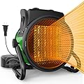 Outdoor Heaters for Patio - Portable Electric Heater with 2S Fast Heating, Overheat Protection, Patio Heaters for Outdoor, Greenhouse, Room, Garage, Tent, Indoor Use